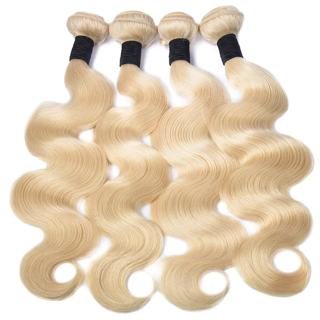 

Cheap High Quality 613 Blonde Bundles Brazilian Hair Body Wave Bundles 10-28 inch Human Hair Bundles For Woman Remy Virgin Hair