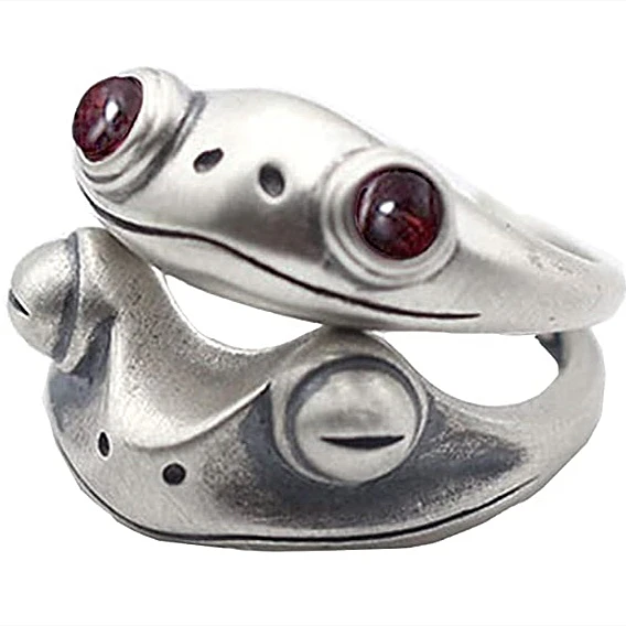 

Cute Animal Rings Personalized Open Adjustable Couples Frog Rings for Women, As picture shows