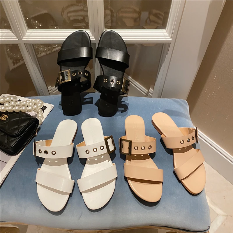 

Factory directly wholesale fashion flat platform sandal design for women