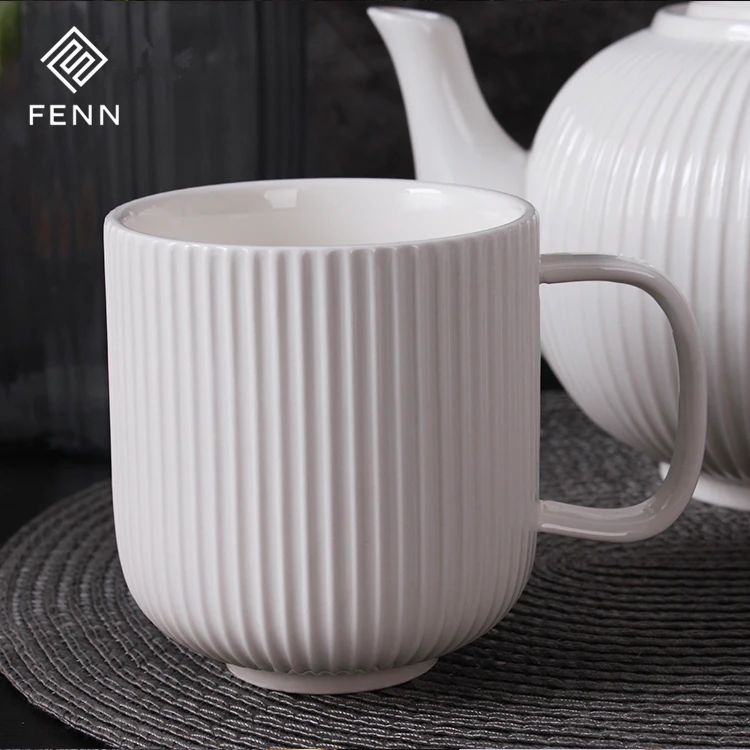 

Promotional price 350ml household used white matte ceramic coffee cup espresso stoneware ceramic coffee mug