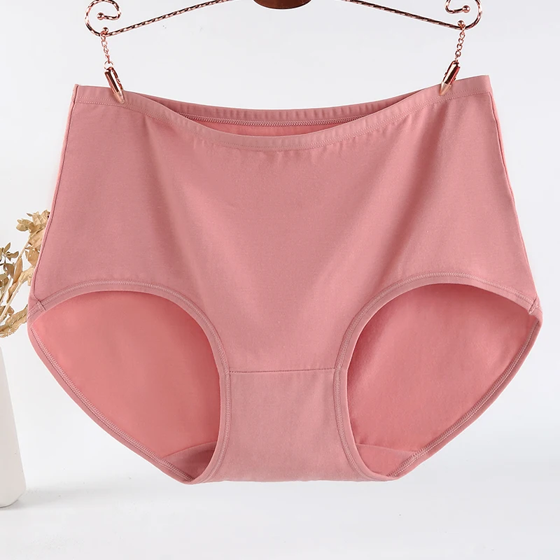 

Factory Direct Selling Ladies Underwear RC Long Cashmere Cotton High Waist Briefs Women Large Size Cotton Underwear