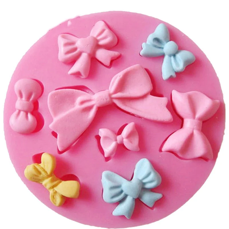

Bow Ties Silicone Cake Mold 3D Chocolate Candy Mold DIY Cake Tools Baking Pastry Fondant Cake Decorating Tools Hand soap mold