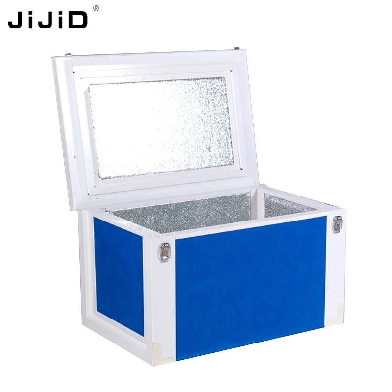 

JiJiD 12l Approved Passive Large Fishing Transport aluminum foil Ice Cooler Lunch Box For Hotels, Solid color