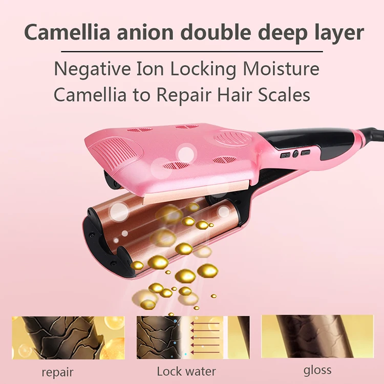 curling iron hair