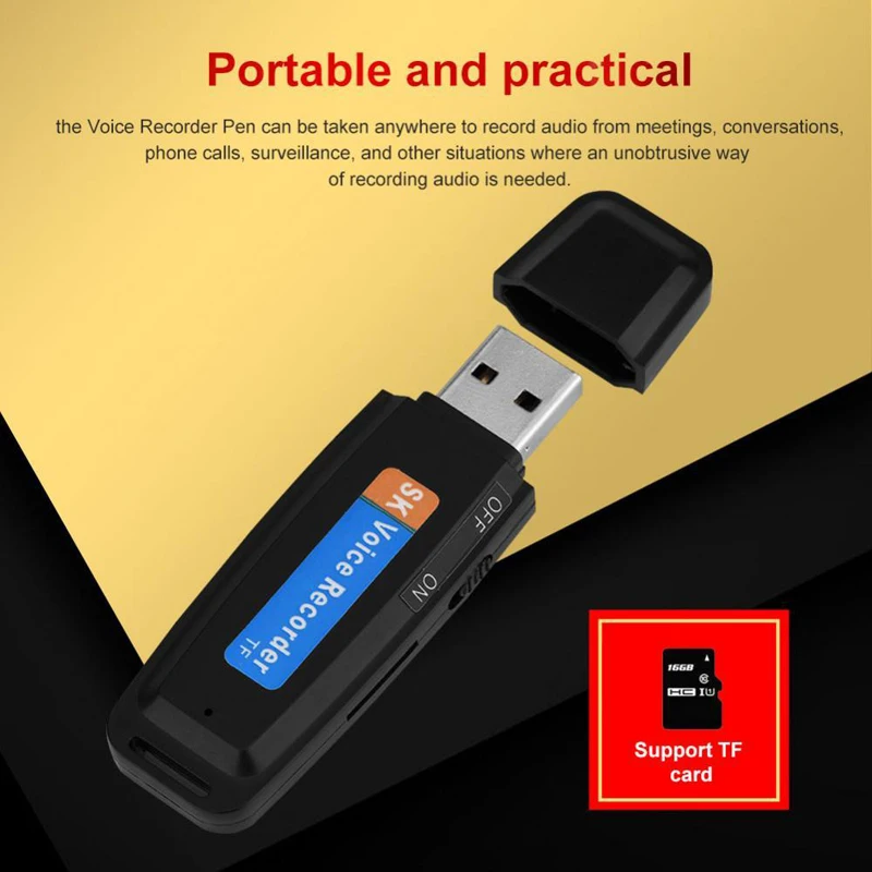 Voice Recorder Digital Voice Recorder With 8gb Long Time Recording