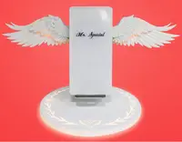 

new 2019 fast charge trending product beautiful angel wings 10W wireless charger