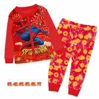 

children Pyjamas Baby Boys Sleepwear Kids Cotton Long Sleeve pajamas