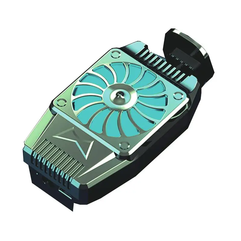 

2021 Hot Sale Mobile Phone Cooler Semiconductor Gaming Cooling Fan Mobile phone Games Mute Cooler Radiator, Black&silver