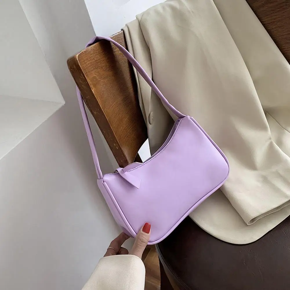 

Vintage Retro Totes Bags For Women 2021 Fashion Handbag Soft Leather Small Casual Mini Shoulder Bag, As the pics