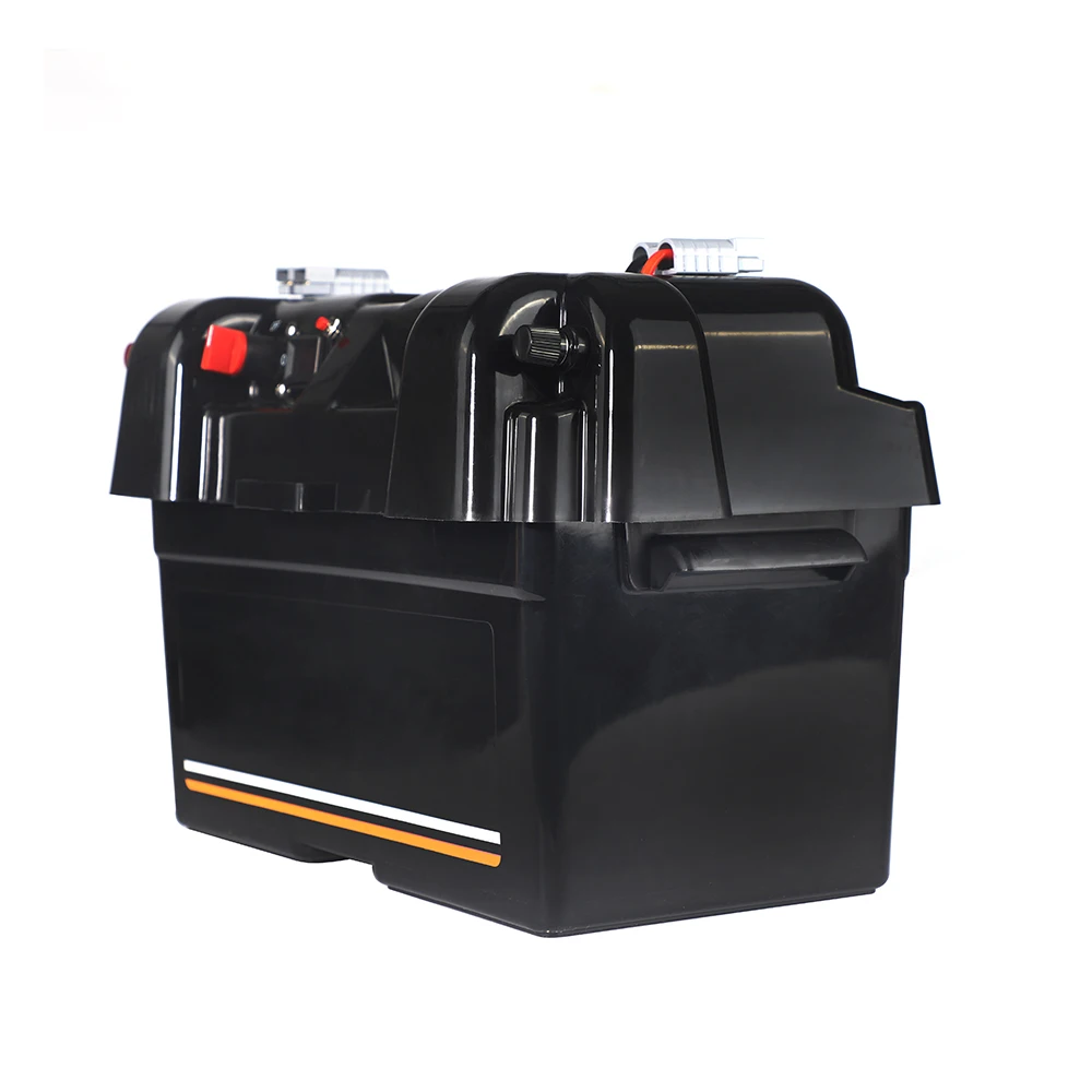Outdoor Plastic Waterproof 12v Battery Box Camping Adventure Car