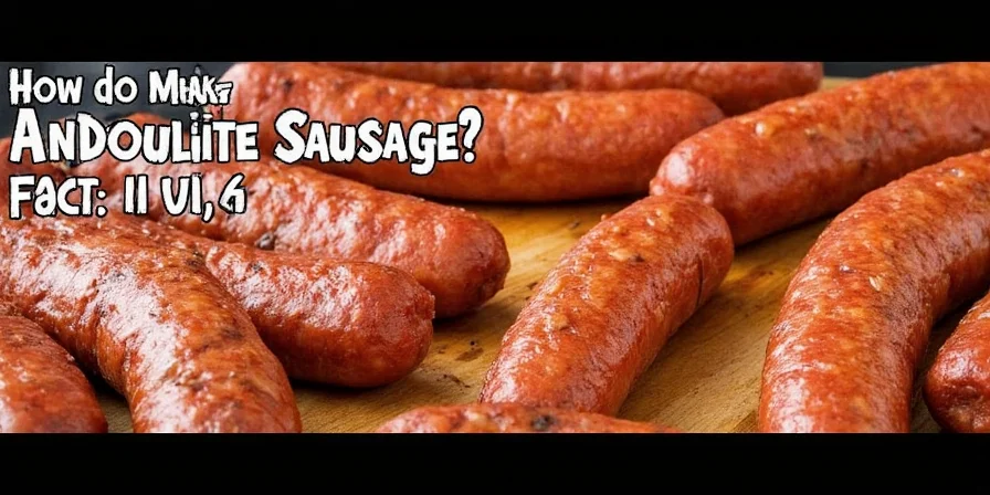 Historical image of Cajun cooks preparing andouille