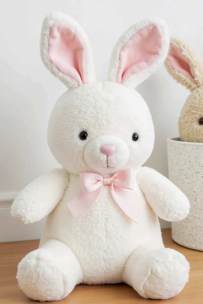 Collection of various bunny decor items