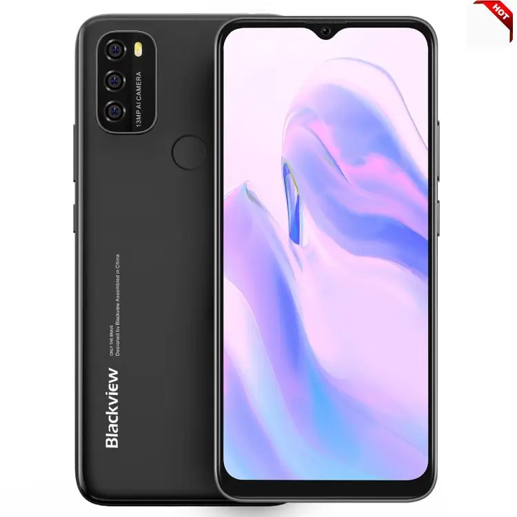 

Global version celular unlocked Blackview A70 3GB+32GB Face ID Fingerprint 5380mAh Android 11 Octa Core mobile phones telefono