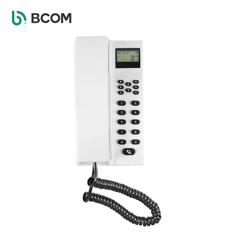 

433Mhz Wireless Intercom System Secure Walkie Talkie Handsets Expandable for Warehouse Office Intercom System Telephone Intercom