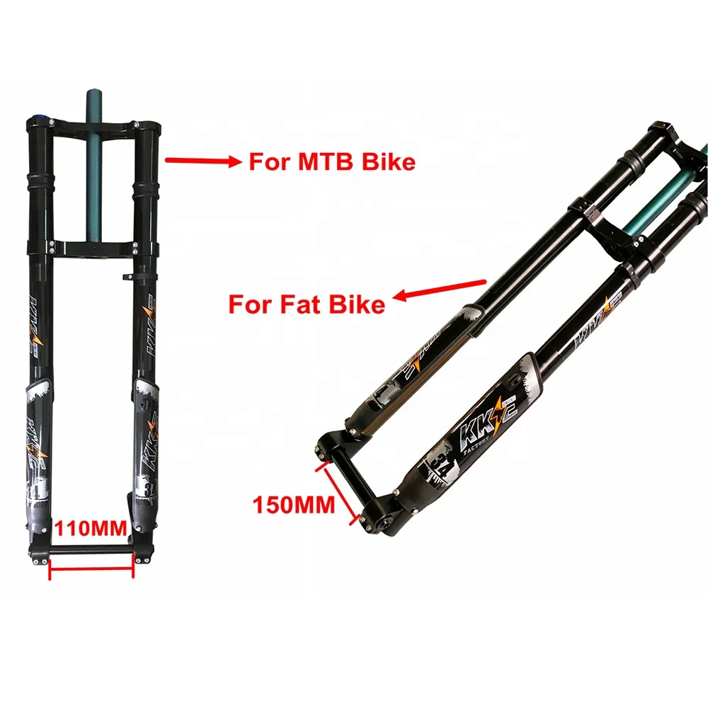 

KKE Alloy Suspension MTB Fat Tire front fork electric motorcycle ebike front fork motor bike bicycle Front fork