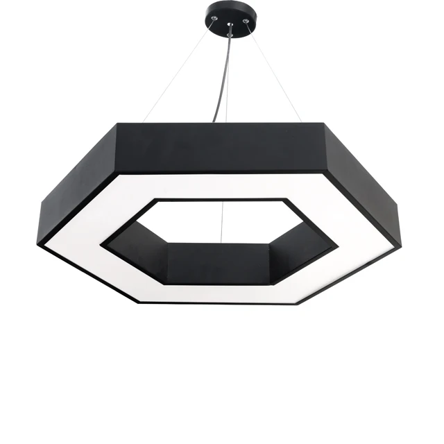 

Modern LED Hexagon Pendant Light Honeycomb Combination Splicing Office LED Hexagon Light