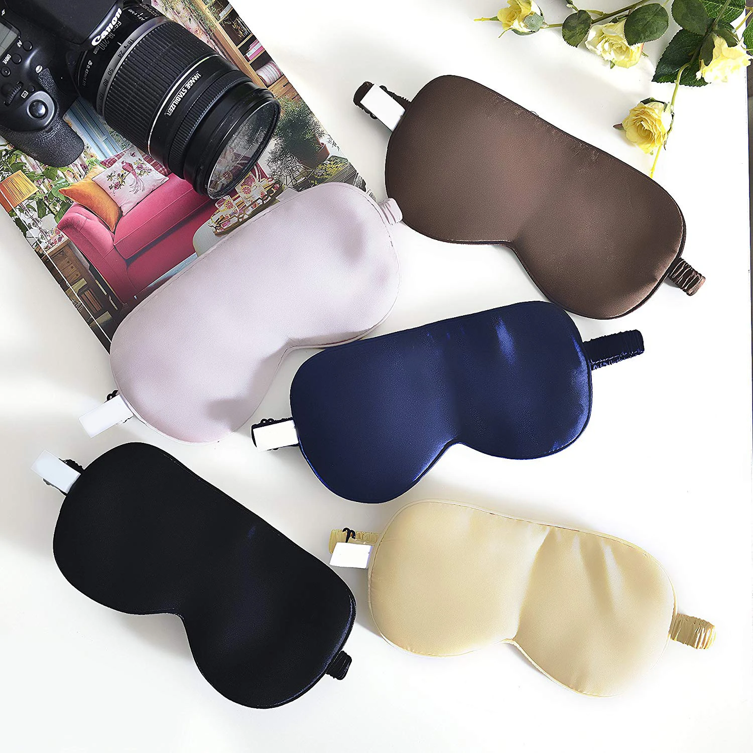 Wholesale 100 Silk Fabric Mulberry Silk Eye Mask For Travel Relax