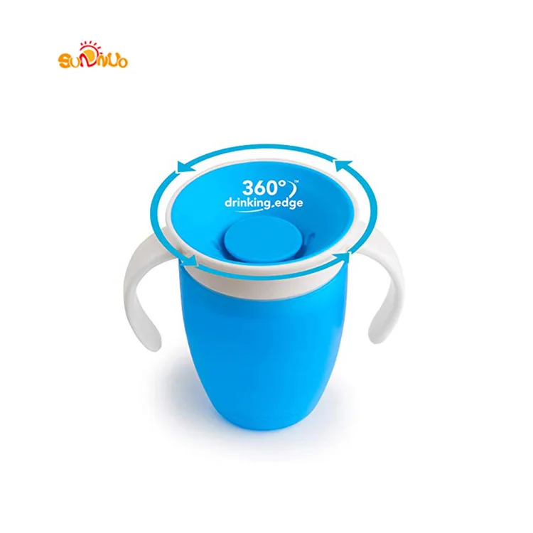 

High Quality 360 Degree Rotation Handle baby miracle 360 trainer cup, Customized