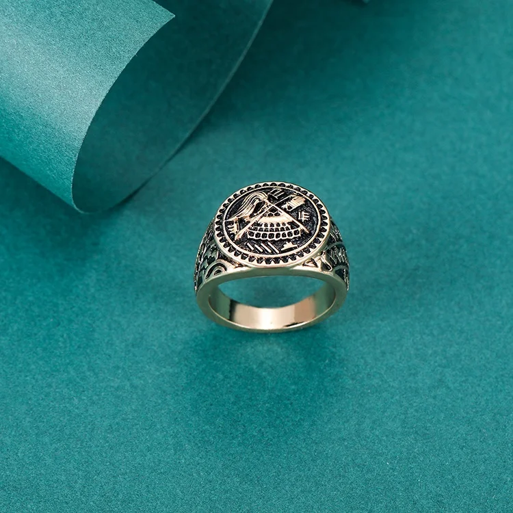 

2021 Engagement Hawaiian Geometry Wedding Rings Jewelry Women 14K Gold Plated Men's Ring wholesale, Golden