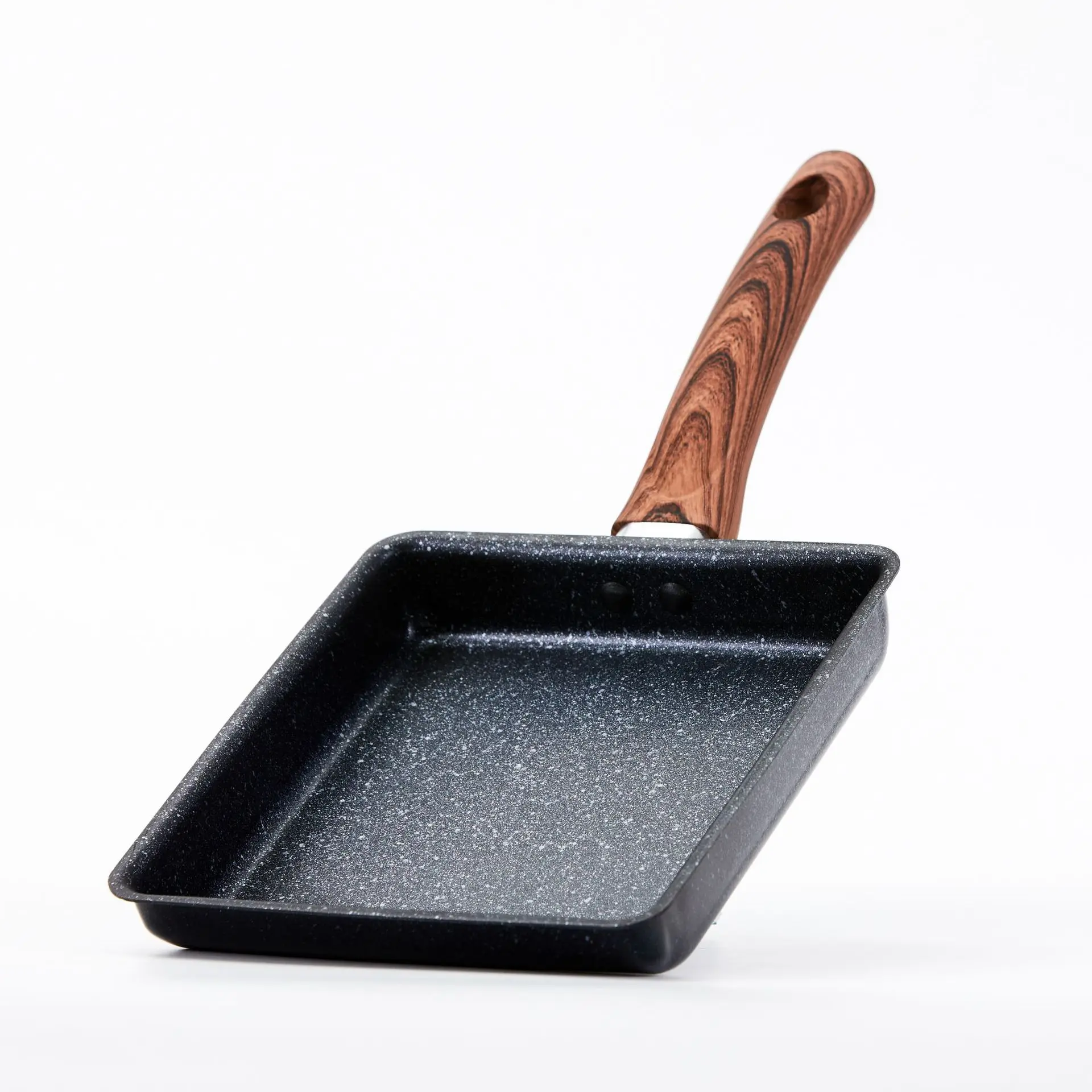 

K&B Home mini cast iron frying pan with handle egg fry pan not sticky omelette pan, As picture