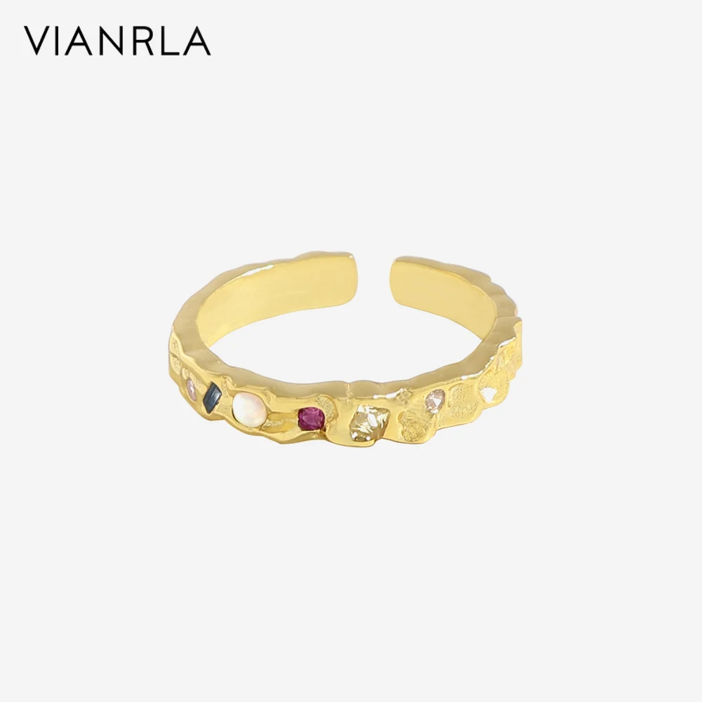 

VIANRLA 925 Sterling Silver Ring Zirconia Slight Women Ring Jewelry Support Drop Shipping