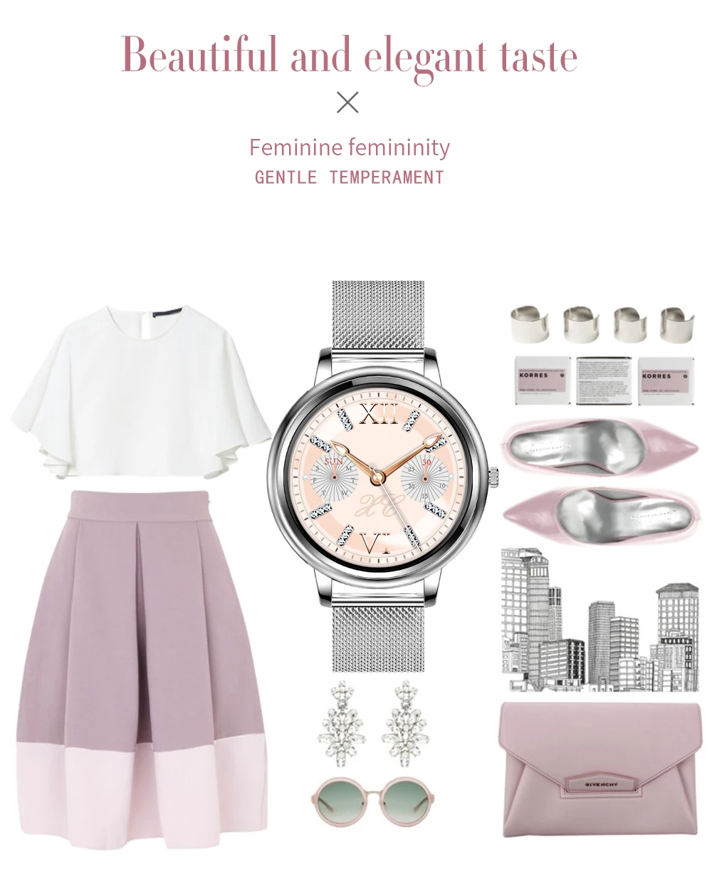Reloj Inteligente Mk20 Para Mujer,Dispositivo Deportivo Con Control De La  Presión Sanguínea,Mensajes Y Recordatorios - Buy Mk20 Smartwatch,Fitness  Tracker Reloj,Reloj Inteligente De Las Mujeres Product on Alibaba.com