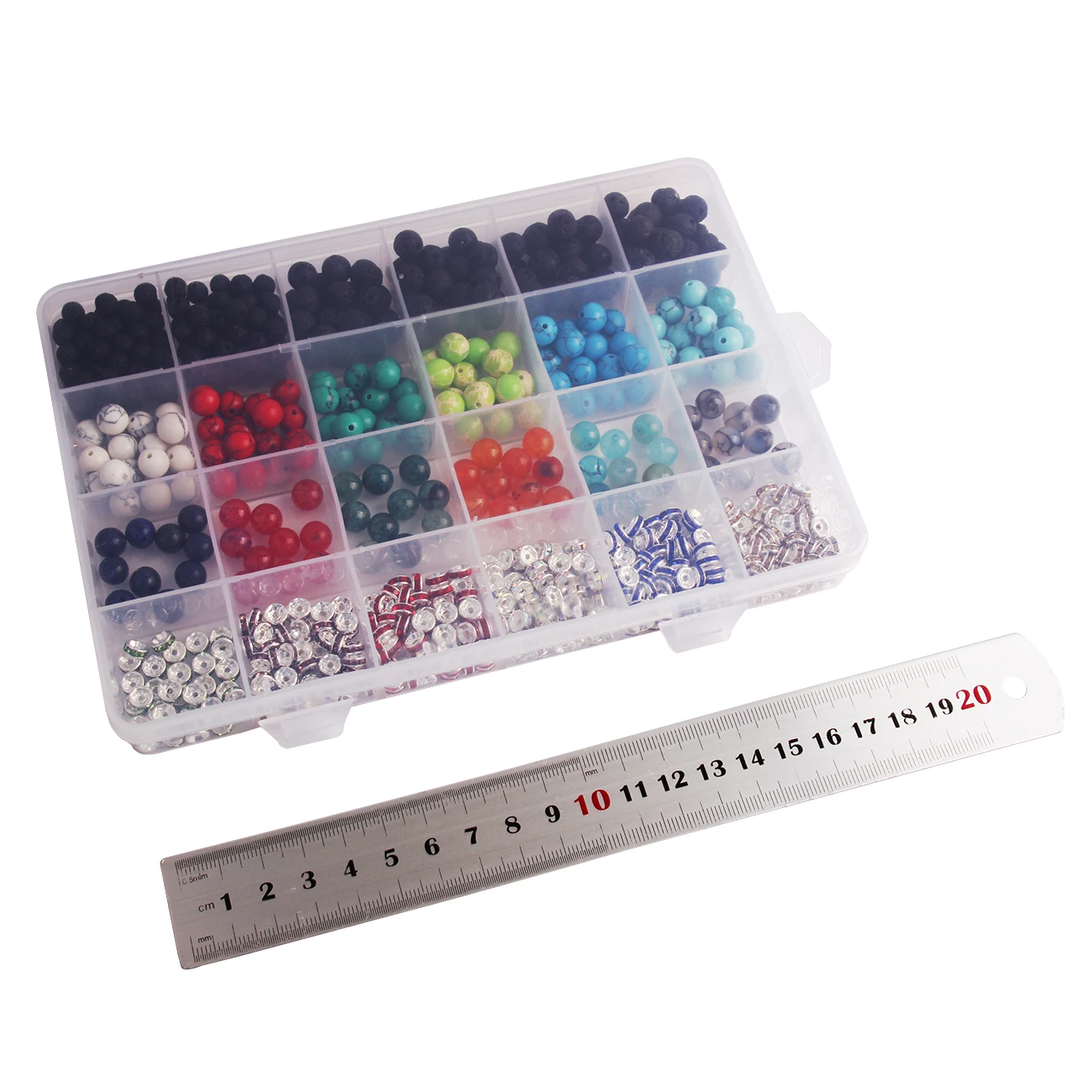 
Mixed Color Hot sale Acrylic Plastic Beads Set For DIY Bracelet Necklace Jewelry Making 