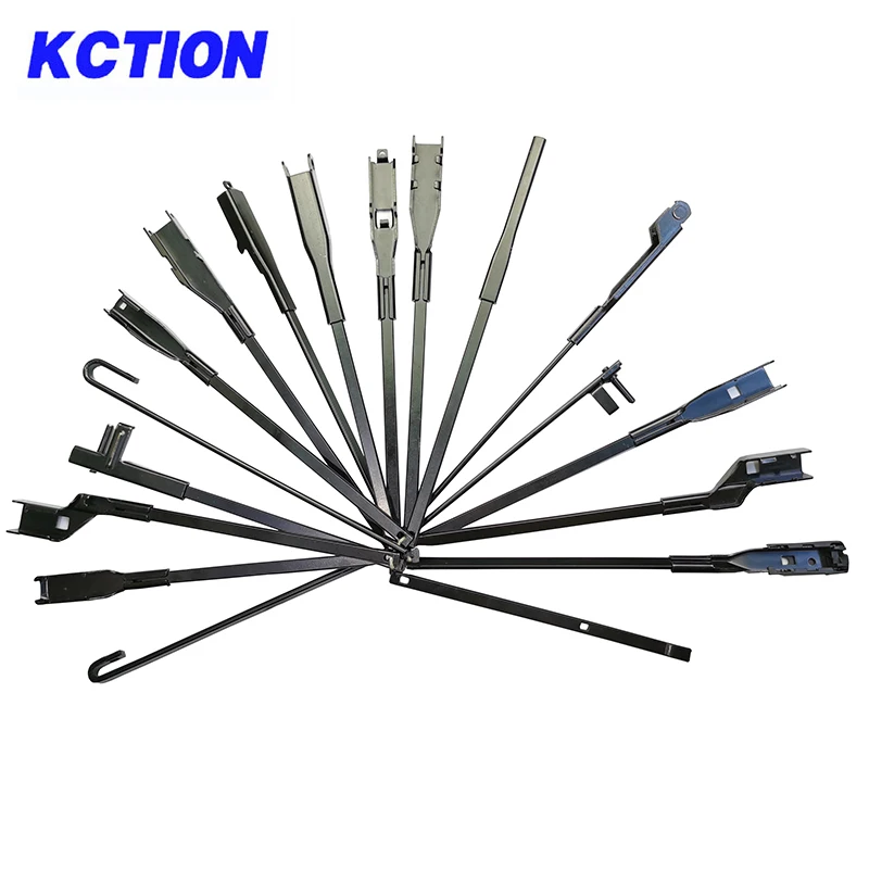 

2023 Kction front wiper arm sample U hook Side pin wiper Pust button Pinch tab Bayonet and Claw arm windshield wiper arm