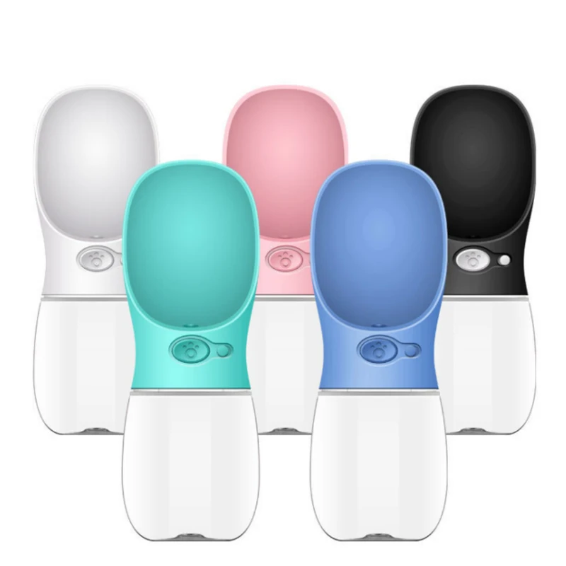

550Ml Wholesale Automatic Portable Plastic Travel Recycling Dispenser Outdoor Pet Water Bottle For Dogs, Picture shows