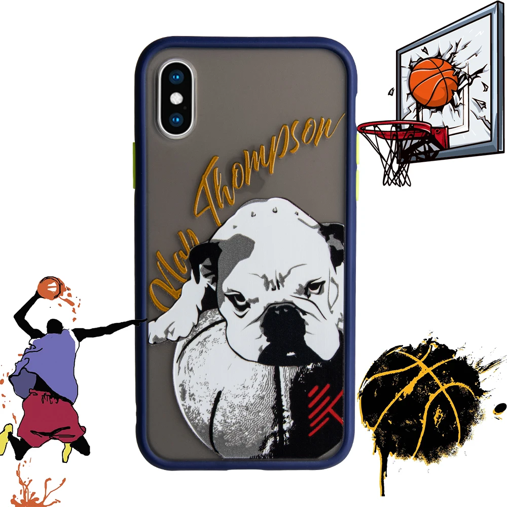 

Matte Translucent Phone Case For iPhone For Samsung TPU PC 2 in 1 Plastic Mobile Phone Cover For iPhone 11Pro Max, 6 colors