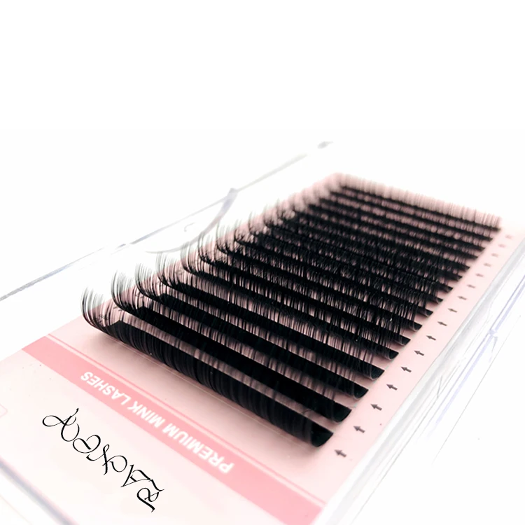

Mink Soft Black Silk Hair Box Classical Individual Color Tray Package Eyelashes Extension