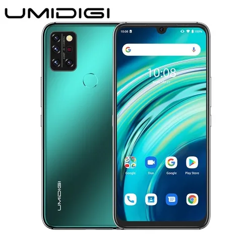 

2021 New UMIDIGI A9 Pro mobile phone Non-contact In-frared Thermo-meter cellphone 6GB+128GB 6.3 inch Android 10 Smartphone