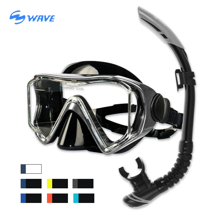 

Wholesale Silicone Snorkel Diving Mask Set, Any color