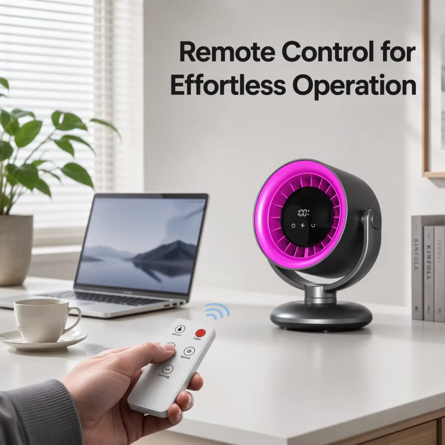 Modern Desktop Fan, 100, Portable - detail 4
