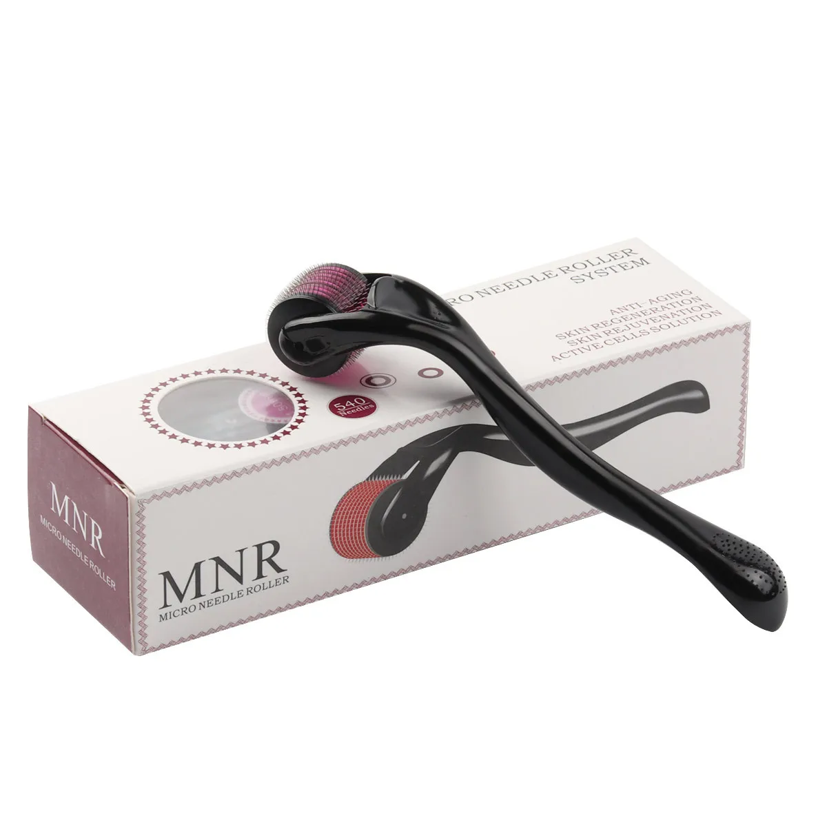 

OMG 540 beauty microneedle derma roller 0.5 mm body dermaroller for face beard derm roler skin micro needle rolling dermo roller