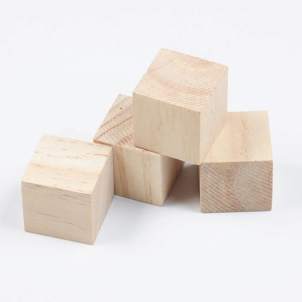Venta al por mayor cubos de madera para decorar-Compre online los