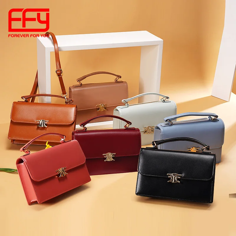 

FFY factory directly sale women handbag pu leather single shoulder sling bag crossbody bags Customized service, Blue ,wine red ,black ,brown ,apricot ,pink ,green customized