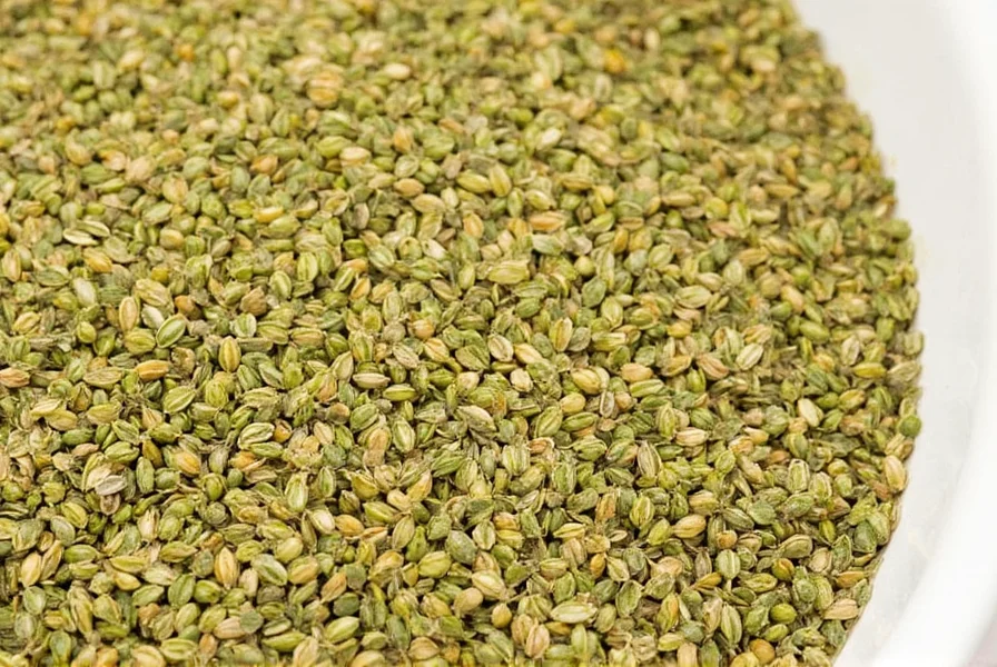 Fennel seeds stored in glass jar