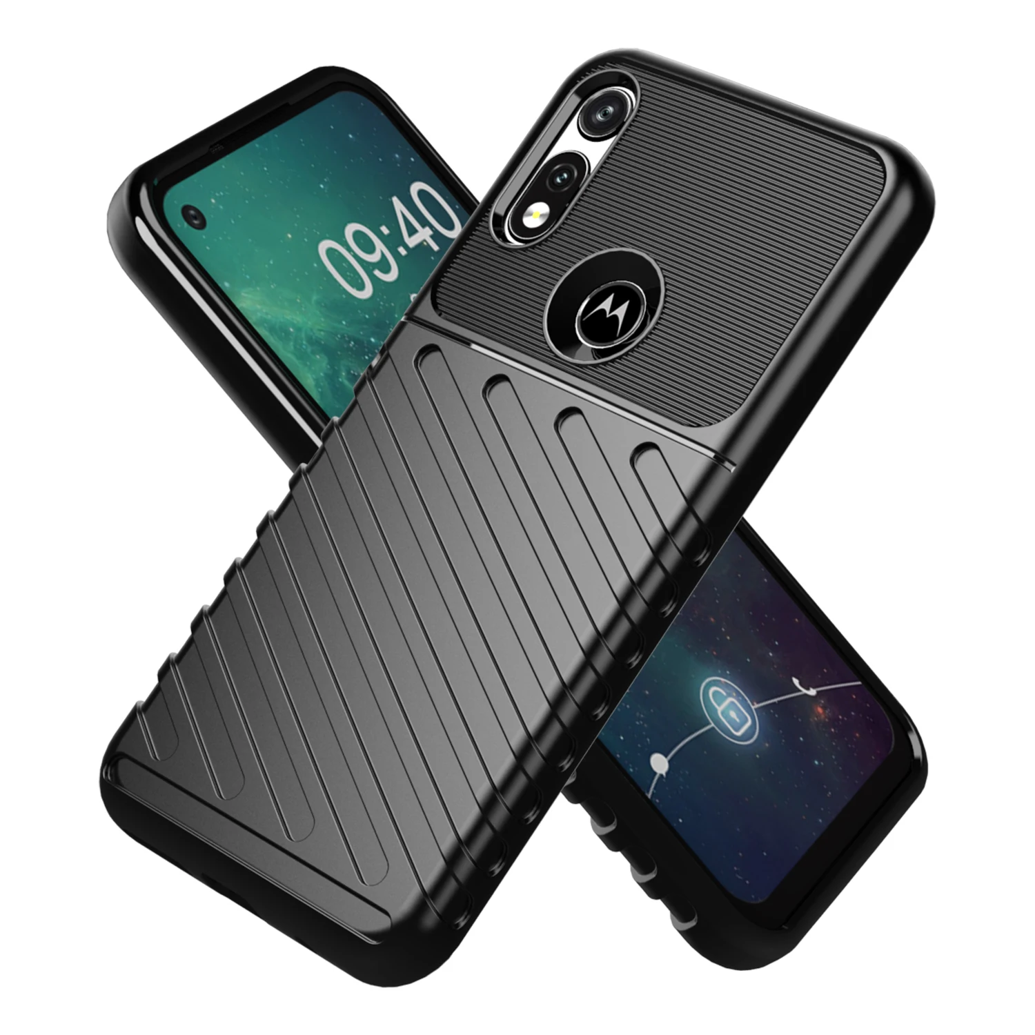 

Shockproof TPU Mobile Back Cover For Moto E 2020 phone case, 3colors