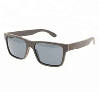 

Black wooden sunglasses wholesale nature 100% full wood square sun glasses