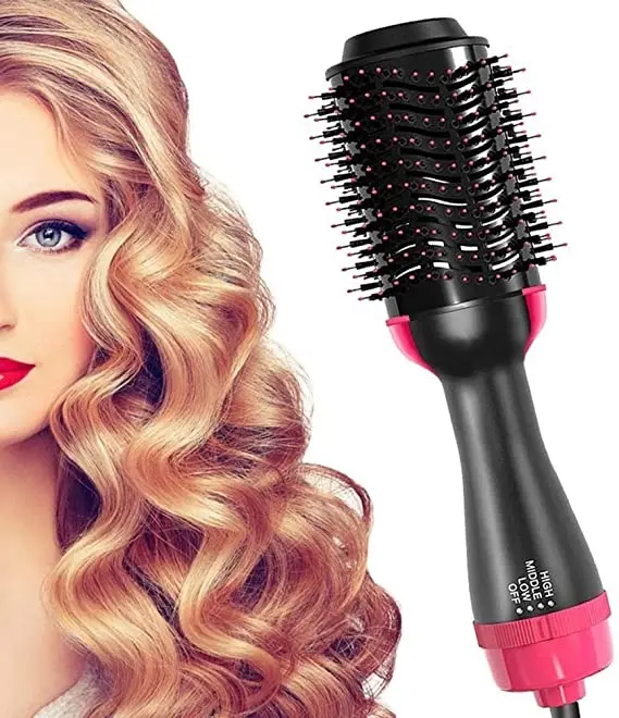 

Amazon best-seller Professional Salon Styler and Dryer hair dryer and volumizer one step hot air brush curler tools, As picture