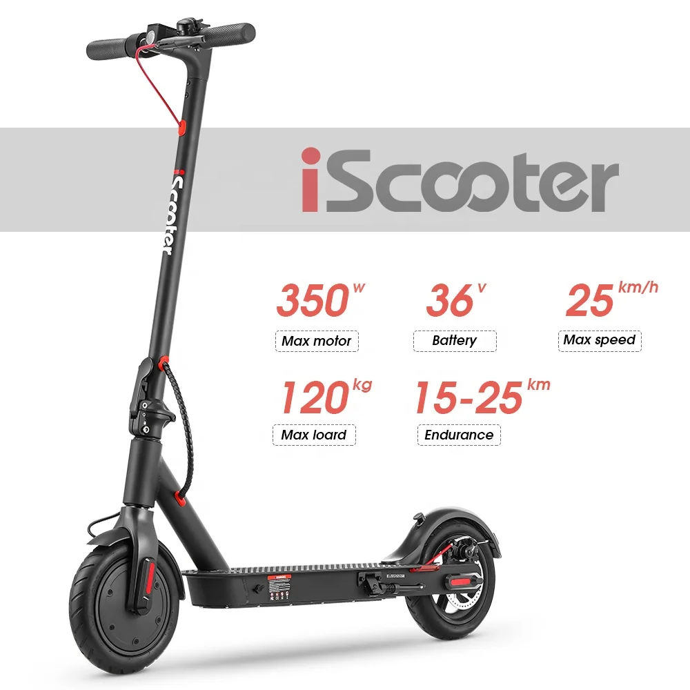 

iScooter i9 350w motor 25mile Pneumatic tire fast self-balancing trotinette electrique kick foot cheap adult electric scooters