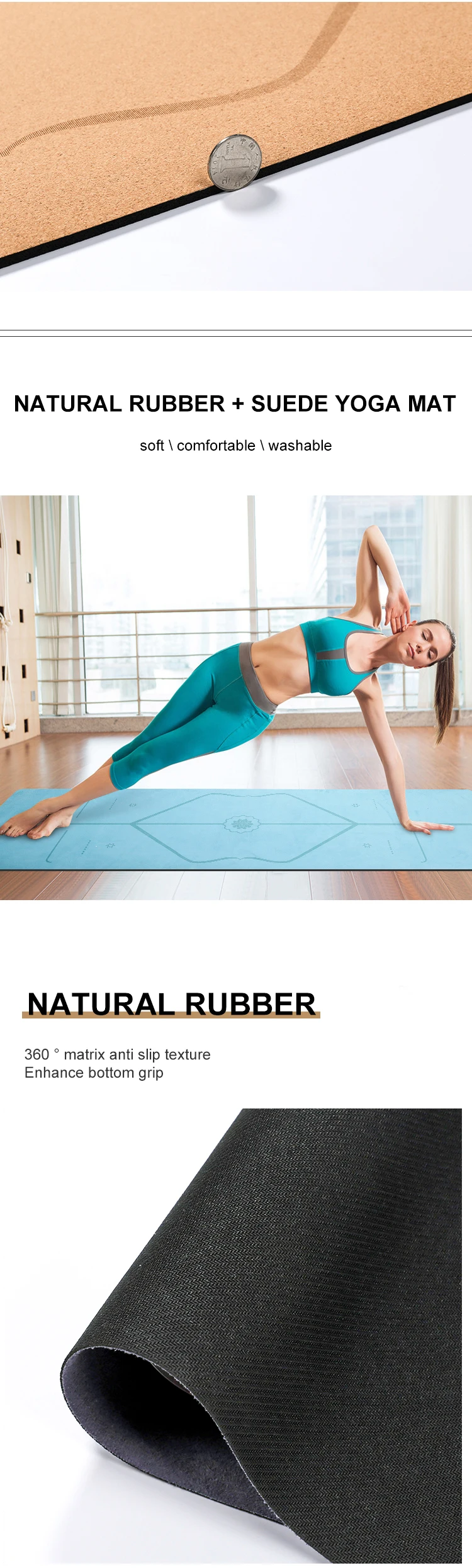 product-Tigerwings-Printing Suede TPE Yoga Mat New Design Non-slip Slimming Exercise Fitness Gymnast