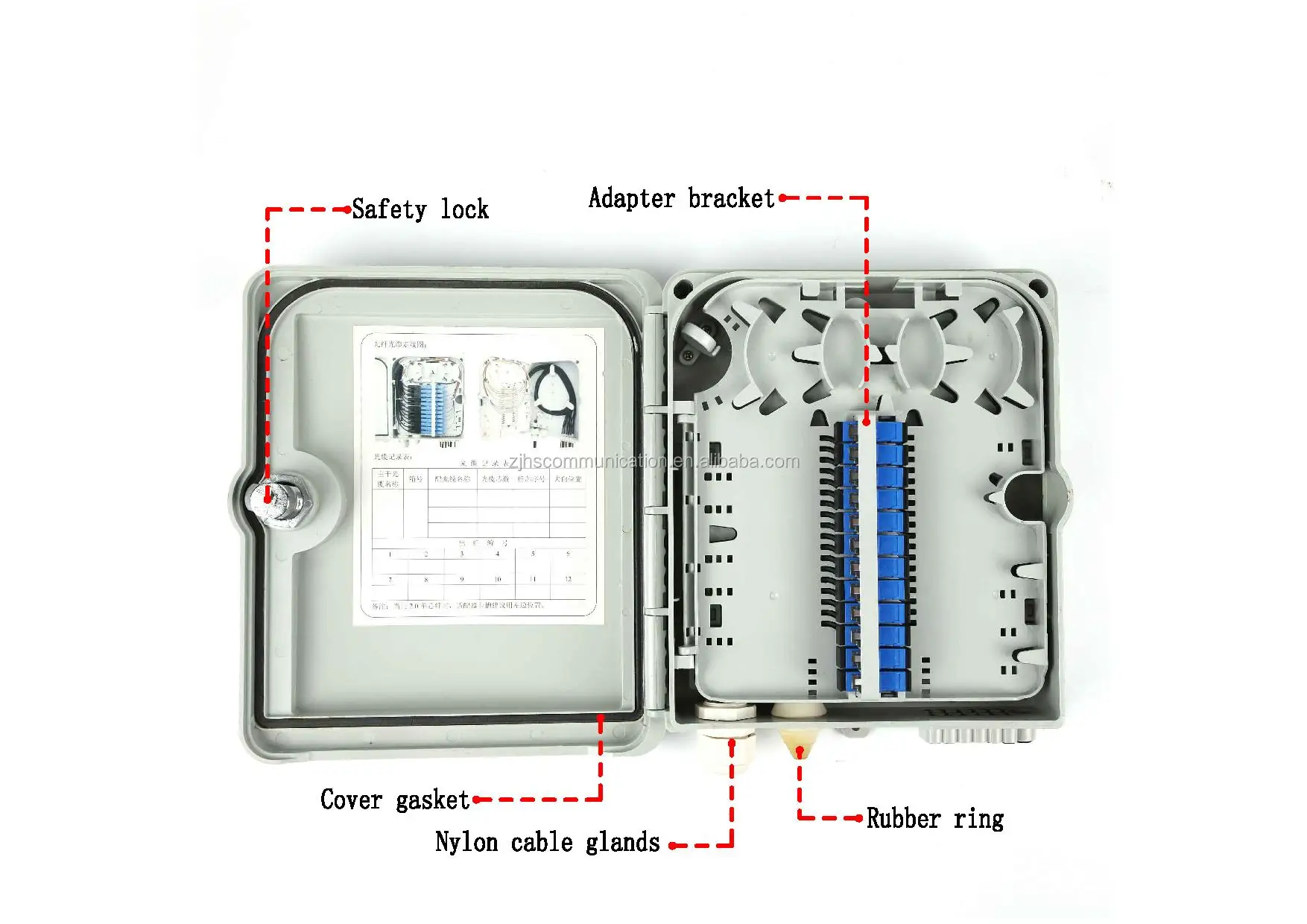 коробка распределительная оптическая snr-ftth-fdb-24x