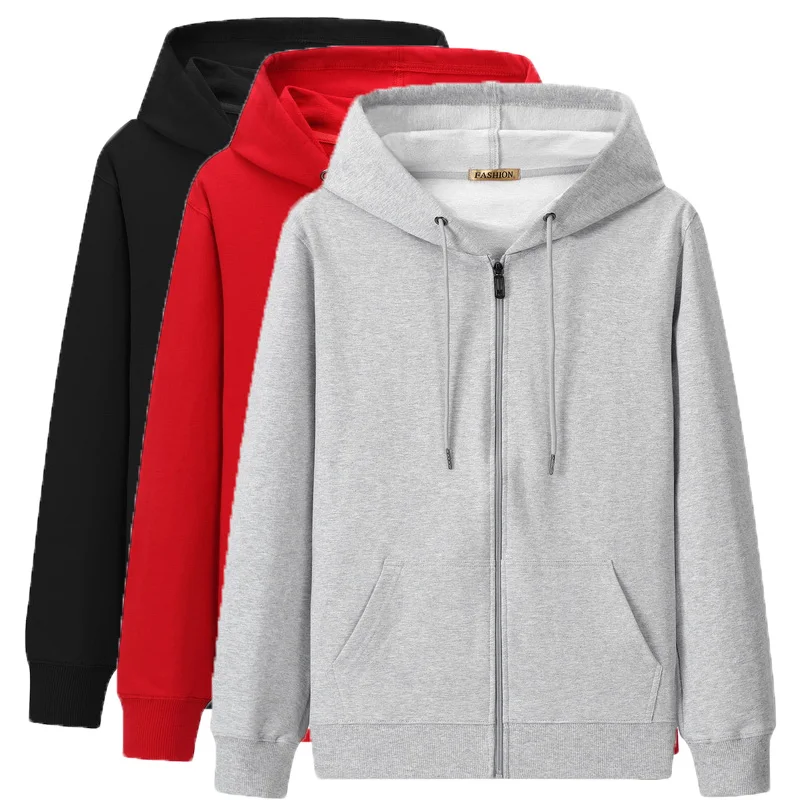 

Wholesale High Quality Custom Designs Zip Up Heavy Weight Premium Zipper Men Hoodies, Customized color