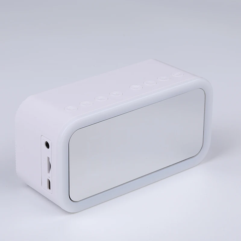 

New Arrivals Led Alarm Clock Bluetooth Speaker With Function Aux Tf Card Stereo
