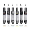 Glass Tube Package CBD Vape Cartridges No Leak Thick Oil cbd atomizer 1ml