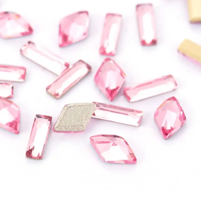 

Xiaopu K9 Glass Rose Crystal stones for Nail Art Decoration