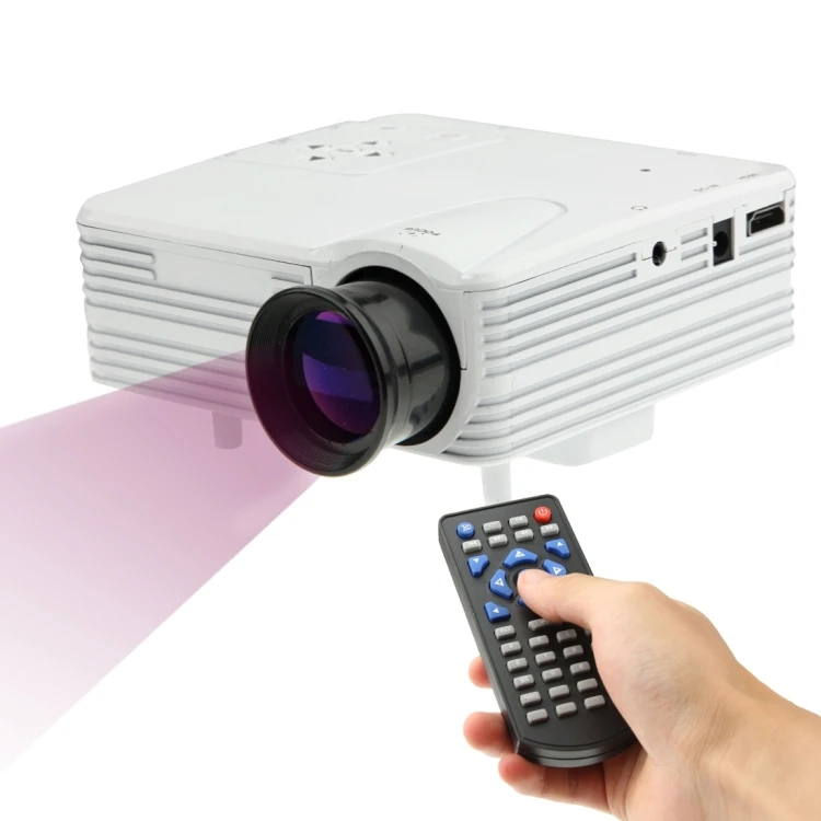 

Fashion Home Theater Projector 80 lumens 1080P HD Multimedia Mini Portable LED Projector