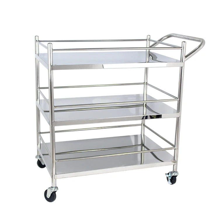 Folding Food Cart Trolley Wholesale Custom Hotel Liquor Beverage 